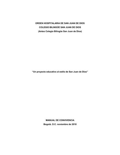 cbsjd|Manual de convivencia 2019 .